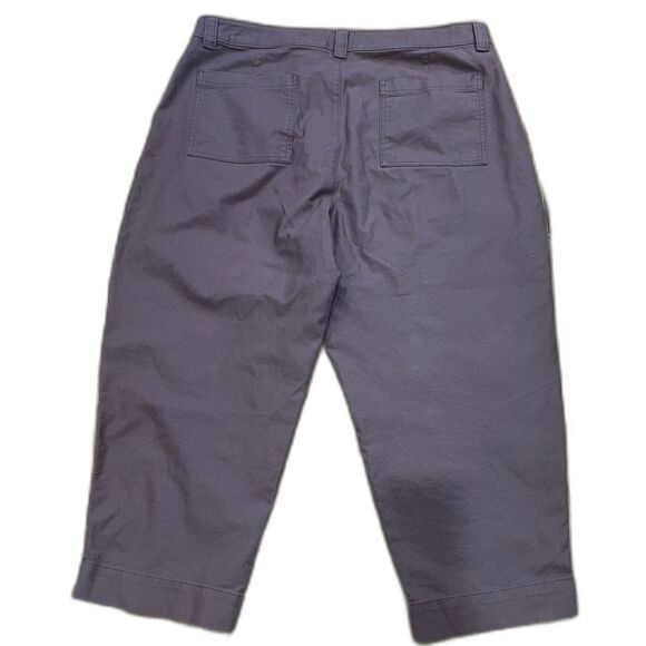 Old Navy High-Rise Canvas Barrel Ankle Pants Sz. 18 Warm Taupe Plus Relaxed Fit - Picture 4 of 11